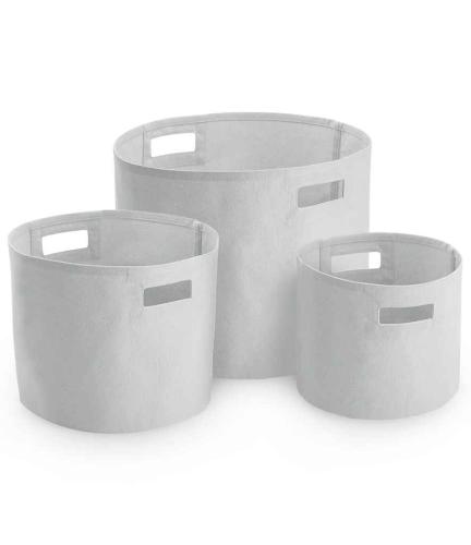 Westford Mill Canvas Storage Tubs - LGR - M